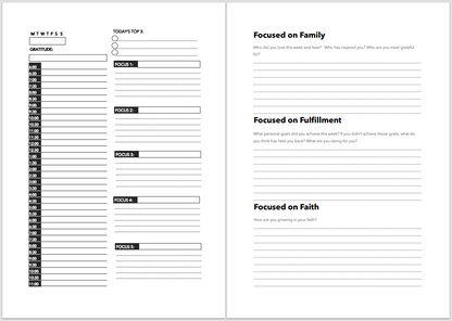 Five Focus Planner