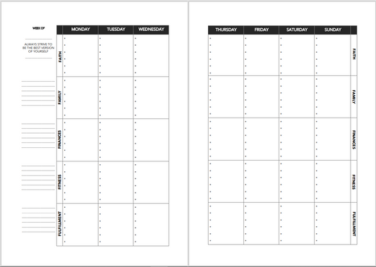Weekly Focus Spread